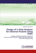 Cover: Design of a Data Analyser for Ethernet Packets Using VHDL - LAP Lambert Academic Publishing