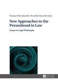 Cover: New Approaches to the Personhood in Law - Peter Lang Verlag