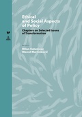 Cover: Ethical and Social Aspects of Policy - Peter Lang Verlag