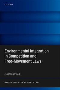 Abbildung von: Environmental Integration in Competition and Free-Movement Laws - Oxford University Press