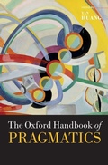 Cover: The Oxford Handbook of Pragmatics - Oxford University Press