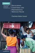 Cover: Developing Countries and Preferential Services Trade - Cambridge University Press