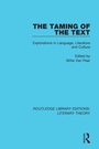 Cover: The Taming of the Text - Routledge