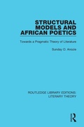 Cover: Structural Models and African Poetics - Routledge