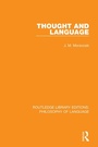 Cover: Thought and Language - Routledge