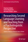 Cover: Researching Second Language Learning and Teaching from a Psycholinguistic Perspective - Springer