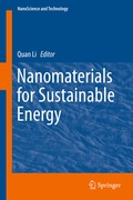 Cover: Nanomaterials for Sustainable Energy - Springer