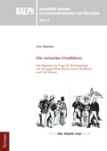 Cover: Die vertrackte Urteilsform - Tectum Wissenschaftsverlag