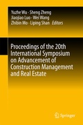 Cover: Proceedings of the 20th International Symposium on Advancement of Construction Management and Real Estate - Springer