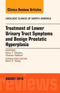 Cover: Treatment of Lower Urinary Tract Symptoms and Benign Prostatic Hyperplasia, An Issue of Urologic Clinics of North America: Volume 43-3 - Elsevier