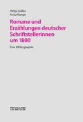 Cover: Romane und Erz&auml;hlungen Deutscher Schriftstellerinnen UM 1800 - J.B. Metzler