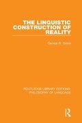 Cover: The Linguistic Construction of Reality - Routledge