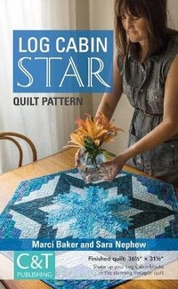 Enlarge image Cover: Log Cabin Star Quilt Pattern - C & T Publishing