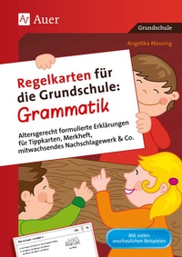 Abbildung von: Regelkarten für die Grundschule Grammatik - Auer Verlag in der AAP Lehrerwelt GmbH