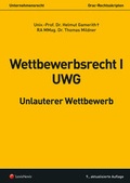 Cover: Wettbewerbsrecht I - UWG - LexisNexis Verlag ARD ORAC GmbH