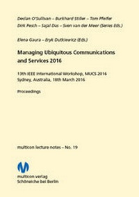 Abbildung von: Managing Ubiquitous Communications and Services 2016 - multicon multimedia consulting