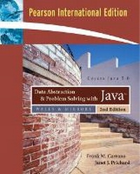 Enlarge image Cover: Data Abstraction and Problem Solving with Java - Pearson