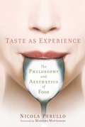 Cover: Taste as Experience - Columbia University Press