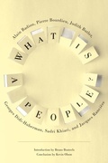 Cover: What Is a People? - Columbia University Press