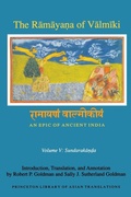 Cover: The Ramaya?a of Valmiki: An Epic of Ancient India, Volume V - Princeton University Press