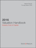 Cover: 2016 Valuation Handbook - Industry Cost of Capital - Wiley