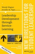 Cover: Leadership Development through Service-Learning - Wiley