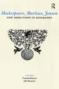Cover: Shakespeare, Marlowe, Jonson - Routledge