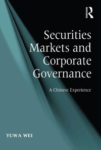 Abbildung von: Securities Markets and Corporate Governance - Routledge