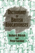 Cover: Dictionary of British Educationists - Routledge