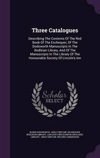 Enlarge image Cover: Three Catalogues - Palala Press