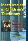 Cover: Inaccuracies in Children's Testimony - Routledge
