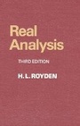 Cover: Real Analysis - Pearson