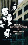 Cover: Program Implementation in Preventive Trials - Routledge