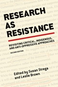 Cover: Research As Resistance - Canadian Scholars