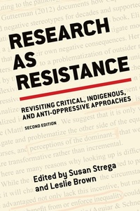 Enlarge image Cover: Research As Resistance - Canadian Scholars