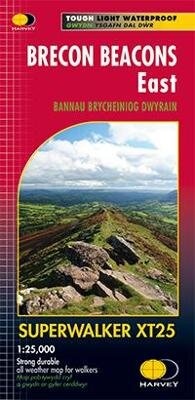 Abbildung von: Brecon Beacons East - Harvey Map Services Ltd