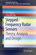 Cover: Stepped-Frequency Radar Sensors - Springer