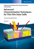 Cover: Advanced Characterization Techniques for Thin Film Solar Cells - Wiley-VCH