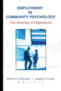 Cover: Employment in Community Psychology - Routledge