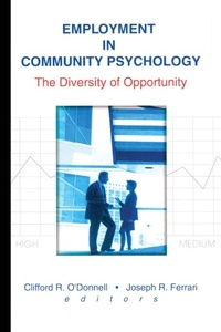 Enlarge image Cover: Employment in Community Psychology - Routledge