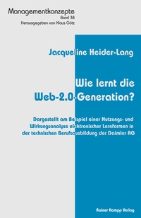 Enlarge image Cover: Wie lernt die Web-2.0-Generation? - Edition Rainer Hampp