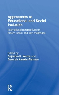Enlarge image Cover: Approaches to Educational and Social Inclusion - Routledge