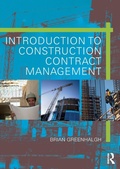 Cover: Introduction to Construction Contract Management - Routledge