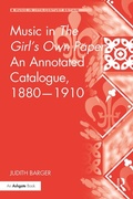 Cover: Music in The Girl's Own Paper: An Annotated Catalogue, 1880-1910 - Routledge