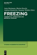 Cover: Freezing - De Gruyter Mouton