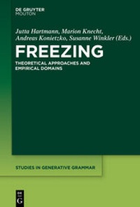 Enlarge image Cover: Freezing - De Gruyter Mouton