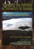 Cover: Changing the Culture of Forestry in Canada - CCI Press