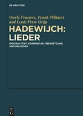 Cover: Hadewijch: Lieder - De Gruyter Akademie Forschung