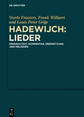 Cover: Hadewijch: Lieder - De Gruyter Akademie Forschung