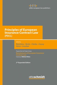 Enlarge image Cover: Principles of European Insurance Contract Law - Otto Schmidt Verlag